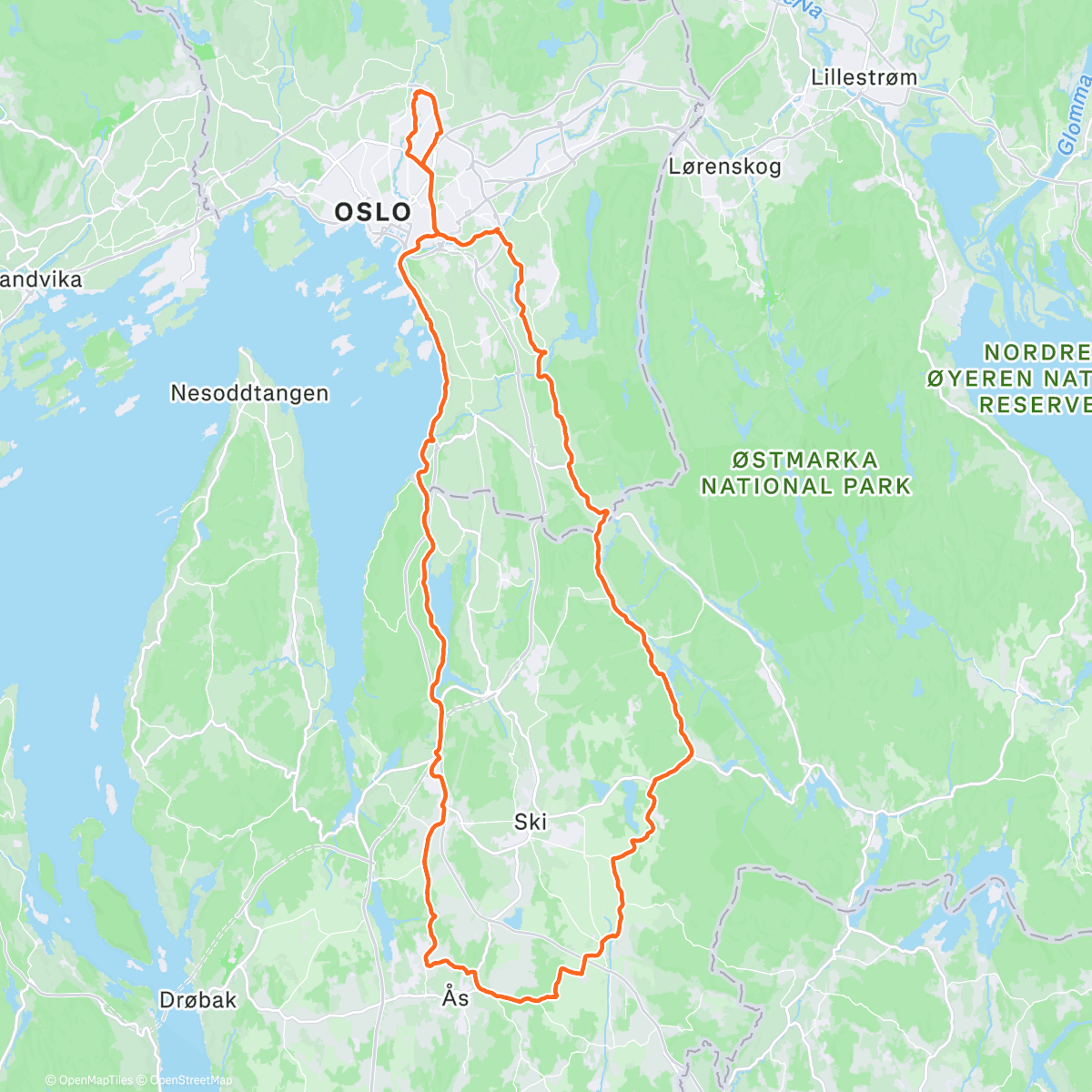 Карта физической активности (Stasjonskafeen)