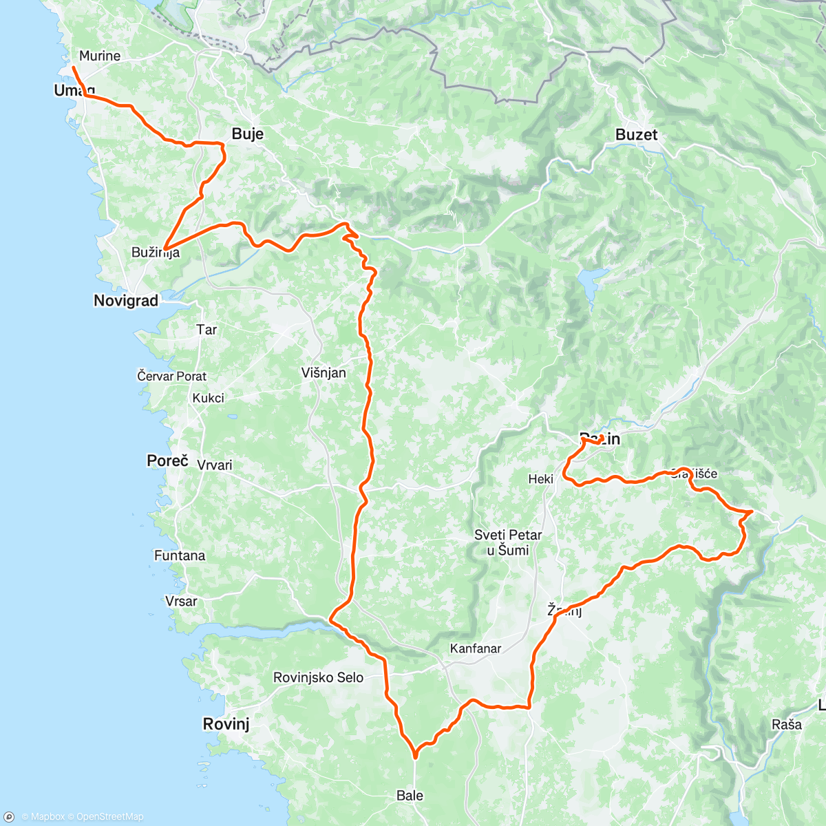 Map of the activity, Stage 3 🇭🇷