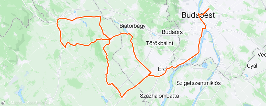 Map of the activity, Hongrie stage 4
