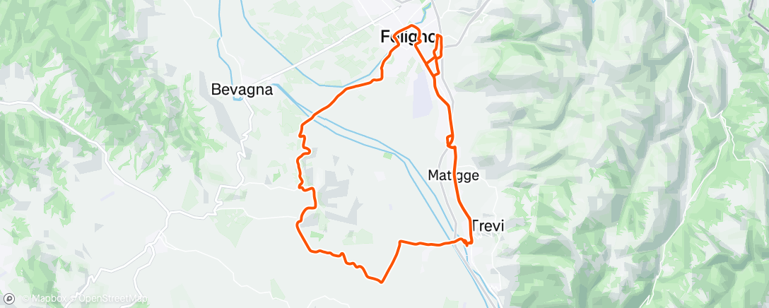 Map of the activity, Morning Ride