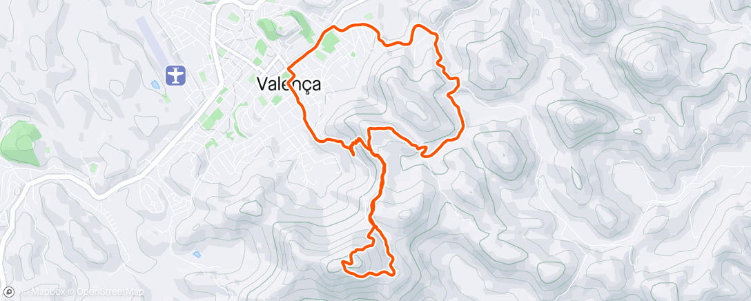 Map of the activity, Treino: Torre x Pedreira (11,5km)