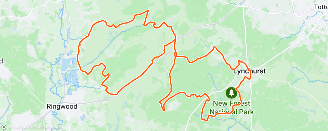 Map of the activity, Morning Ride