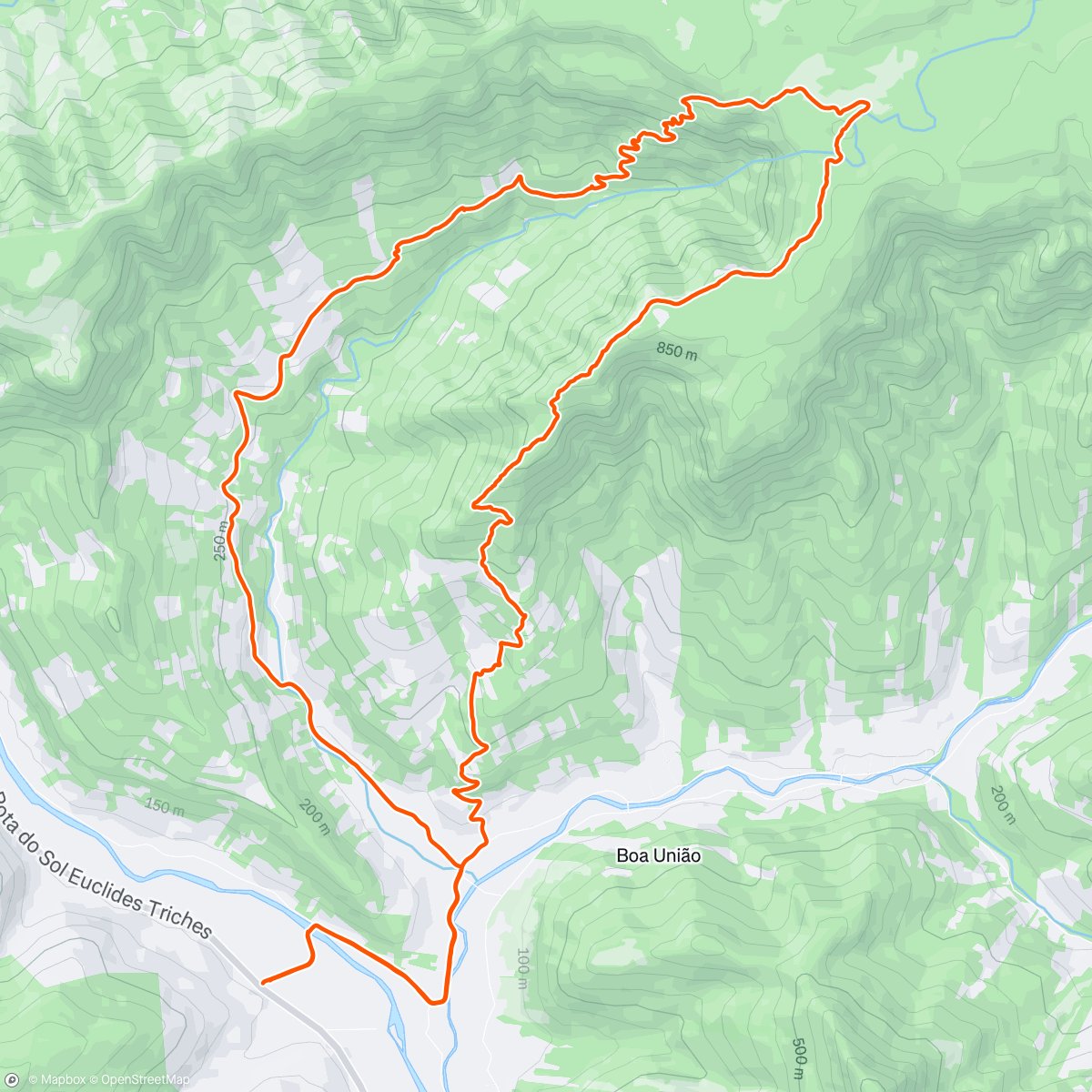 Map of the activity, Treinão final de ano - Morro Quente e Barreiros ⛰️🤟