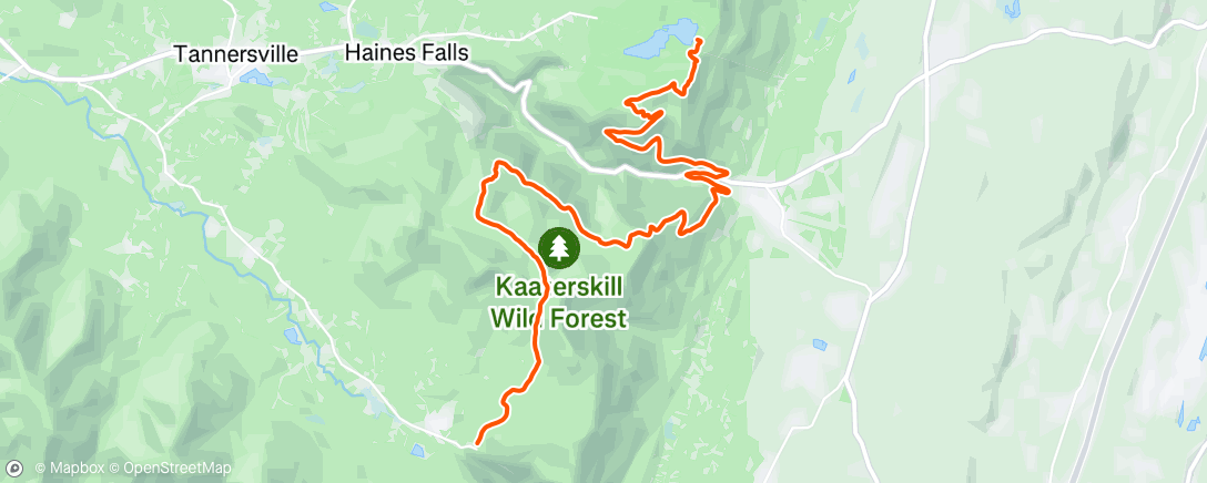 Map of the activity, Manitous Training