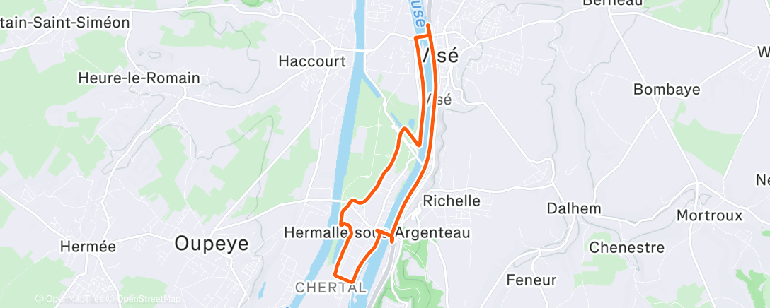 Map of the activity, RiL - Visé