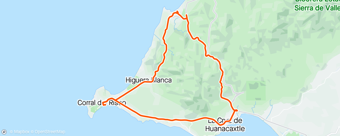 Kaart van de activiteit “Morning Ride - Sayulita Punta Mita Country”