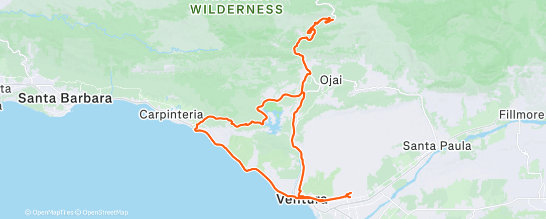 Map of the activity, Rosie Skies