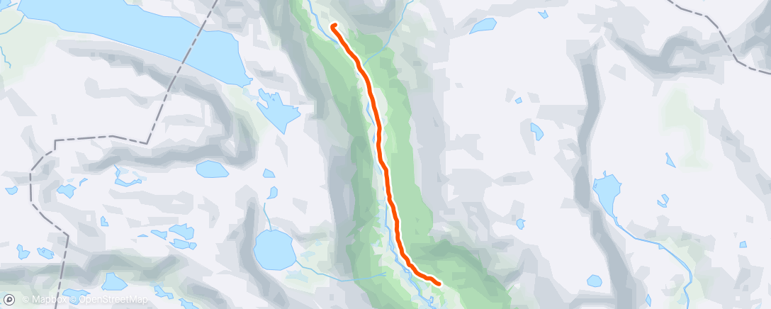 Map of the activity, Tilbake fra Kljåen