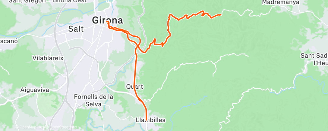 Map of the activity, Namiddagrit