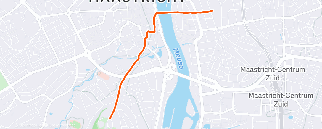 Карта физической активности (Auto ophalen Sint Pietersberg)