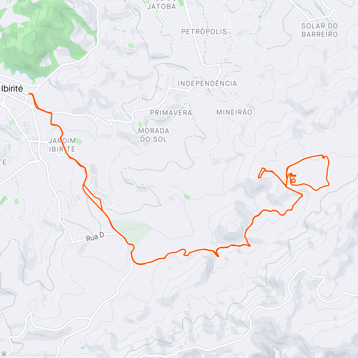 Carte de l'activité Pedalada de mountain bike matinal