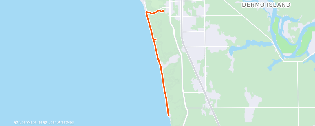 Map of the activity, Afternoon Mountain Bike Ride