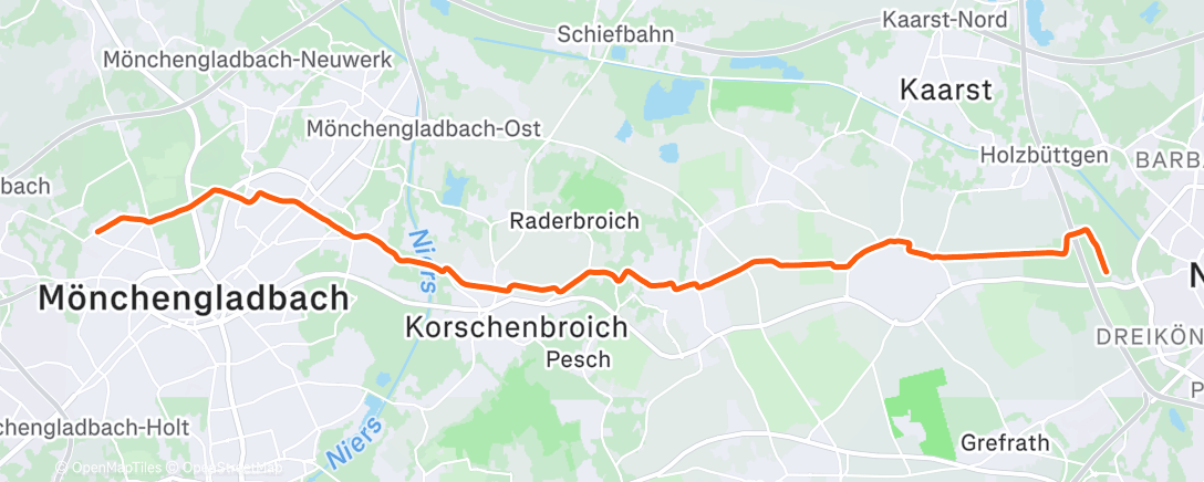 Map of the activity, Tour de ❤️