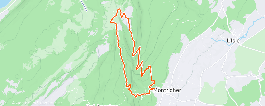 Карта физической активности (Jo Chloé Châtel puis Verrières)