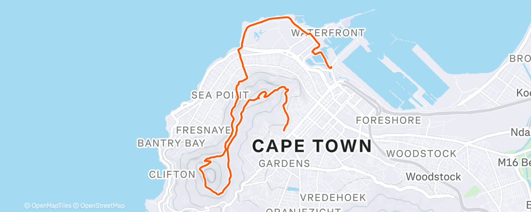 Map of the activity, Трейлраннинг (после обеда)