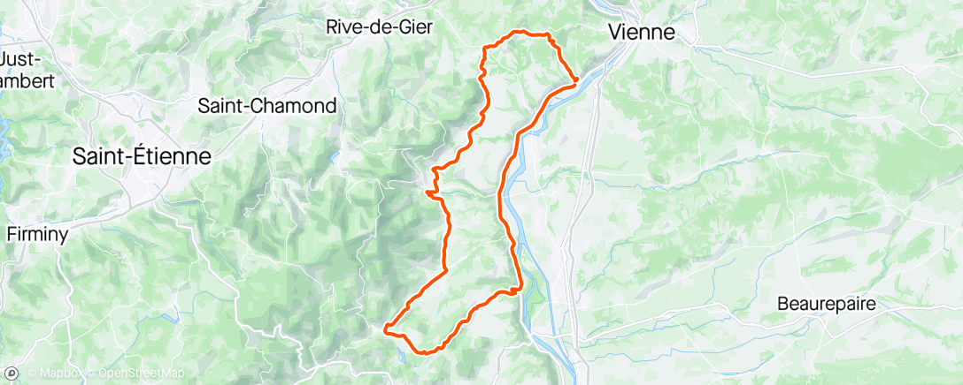 Map of the activity, Le Col du Fayet