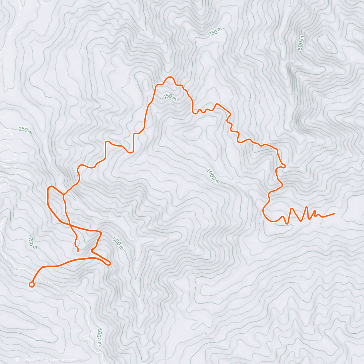 Map of the activity, Zwift - Climb Portal: Cote de Trebiac at 100% Elevation in France