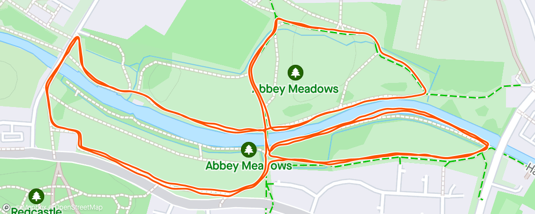 Map of the activity, Just another walk in the Parkrun