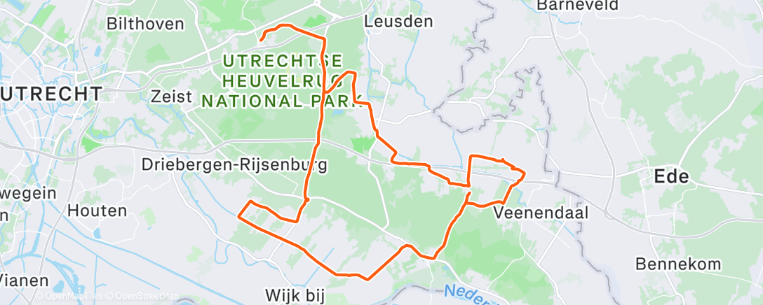 Map of the activity, 2u trainen