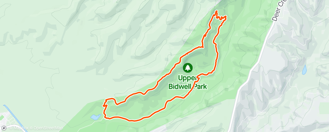 Mapa de la actividad, Upper bidwell ❤️