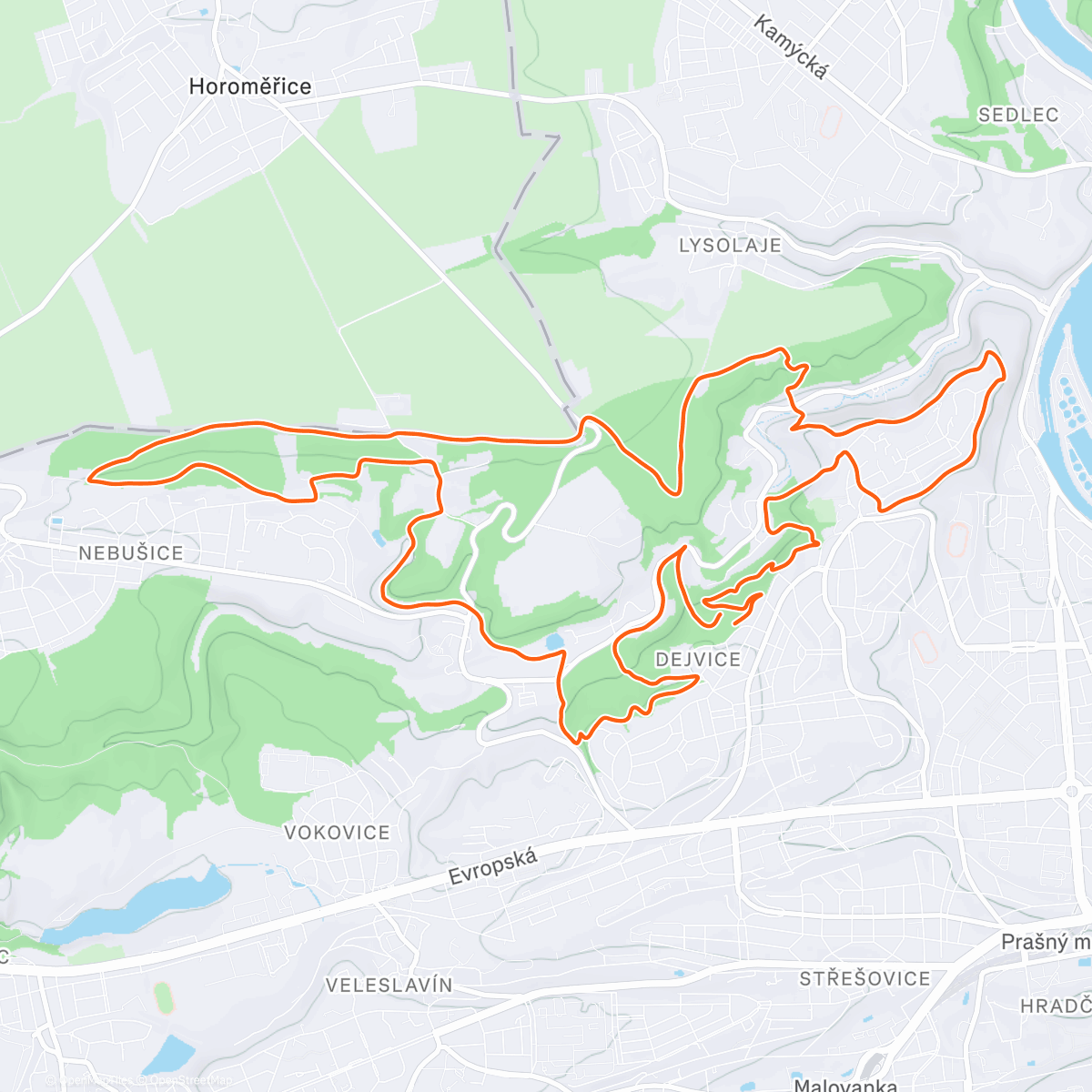 Map of the activity, Vánoční Šutr 32/25