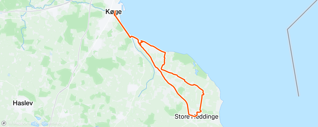 Map of the activity, Lunch Ride