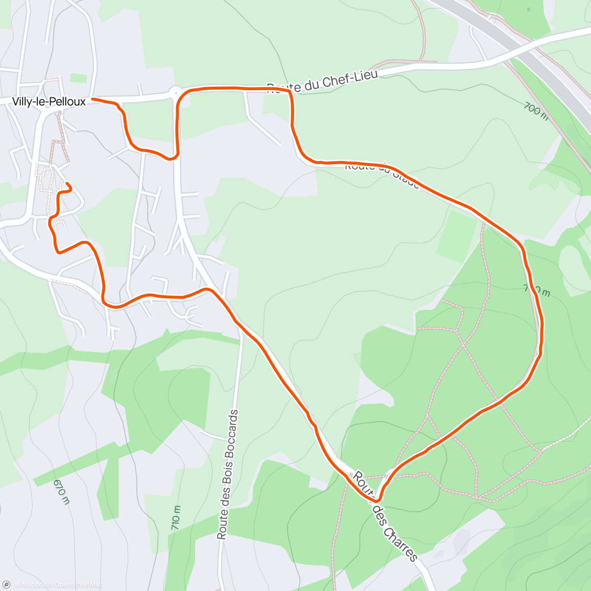 Mappa dell'attività Promenade à 3 😁😁😁