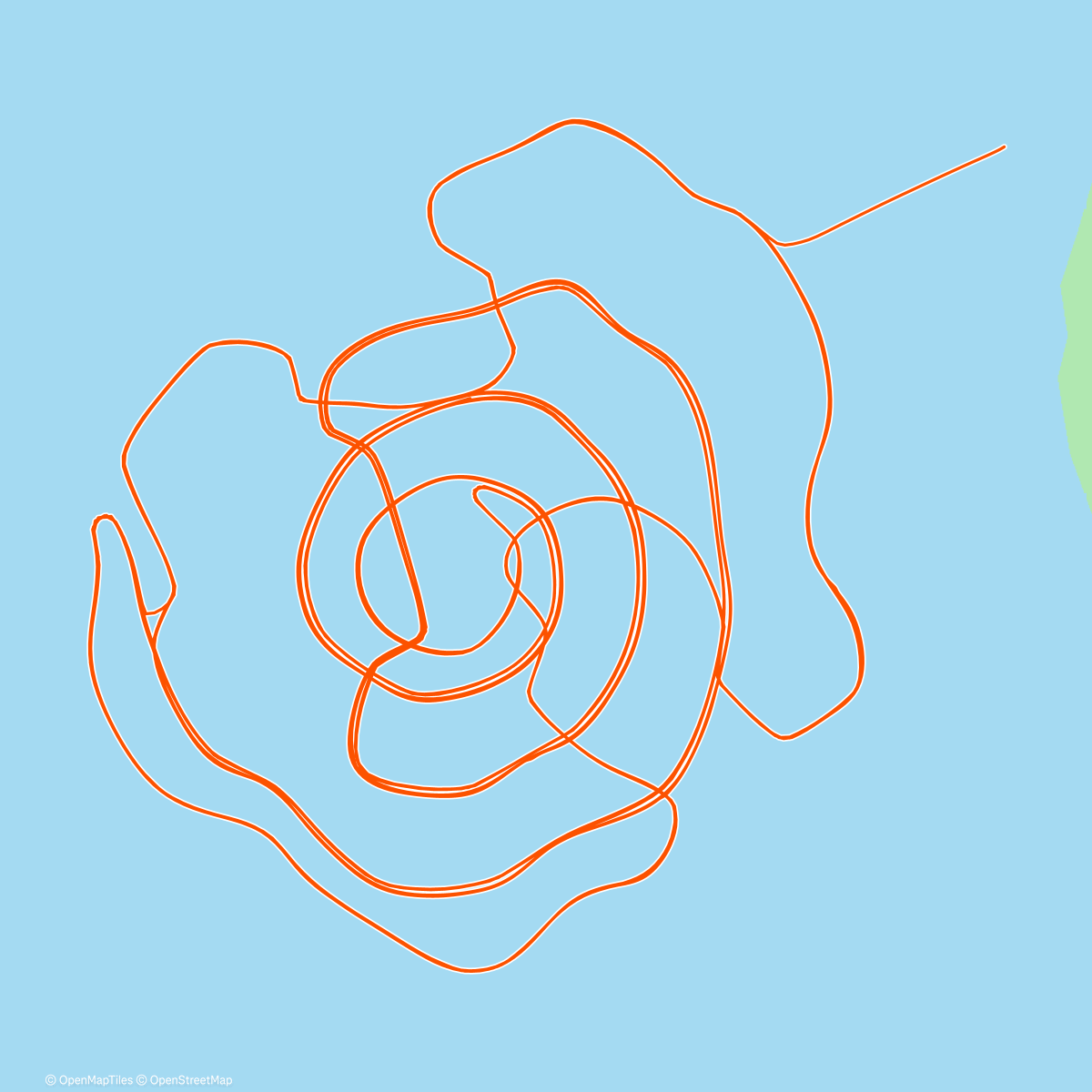 Peta aktivitas, Zwift - New Workout on Whole Lotta Lava in Watopia