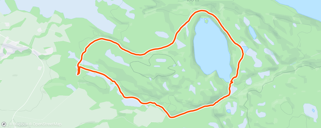 Mapa de la actividad, Ti på topp Leirsjøen