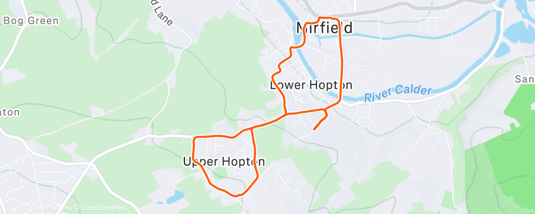 Карта физической активности (Evening Walk)