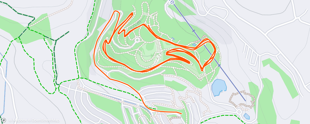 Map of the activity, Eden Project parkrun