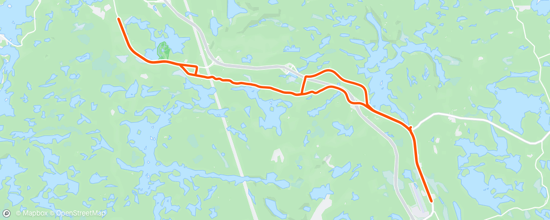 Map of the activity, Afternoon Ride