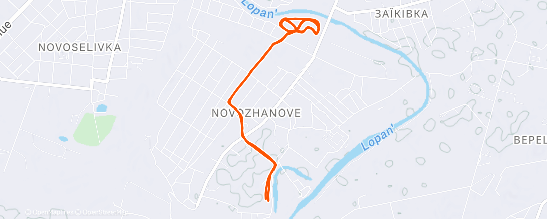 Карта физической активности (Snow Park Run 🏃🏼❄️)