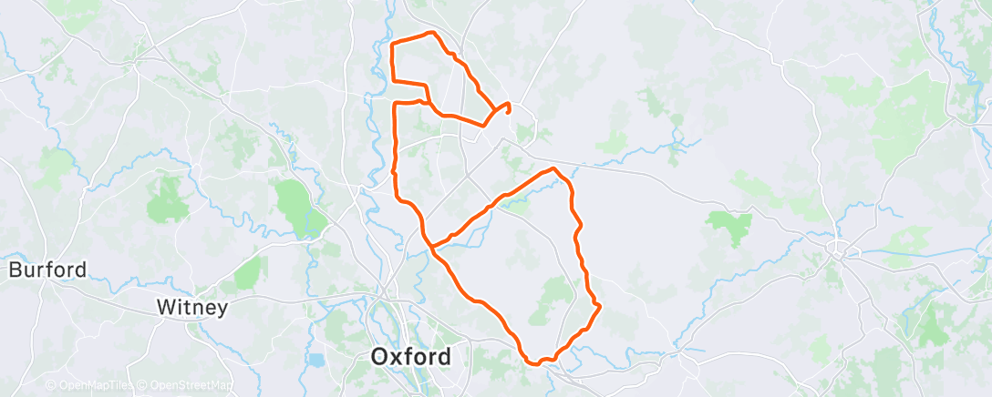 Карта физической активности (Morning Ride)