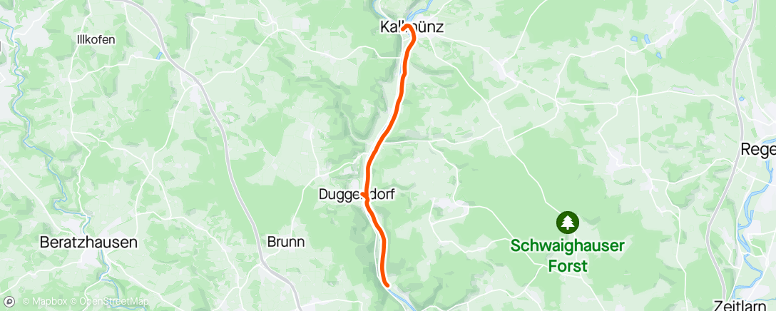 「Zur VP Pielenhofen ATSV Frühlingslauf」活動的地圖