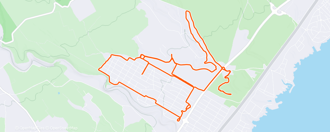 Map of the activity, Micro sortida BTT a la tarda -nit.