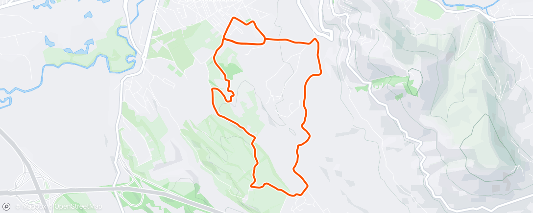 Karte der Aktivität „Maratonina di villa Adriana”