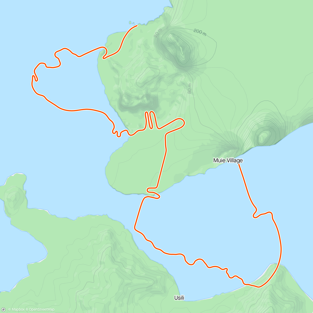 Map of the activity, Zwift - Expand in Watopia