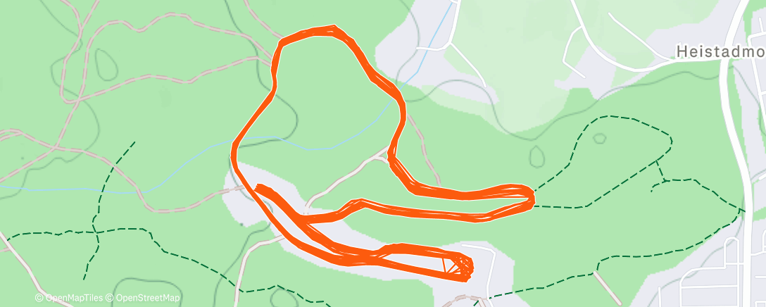 Map of the activity, Morning Ride