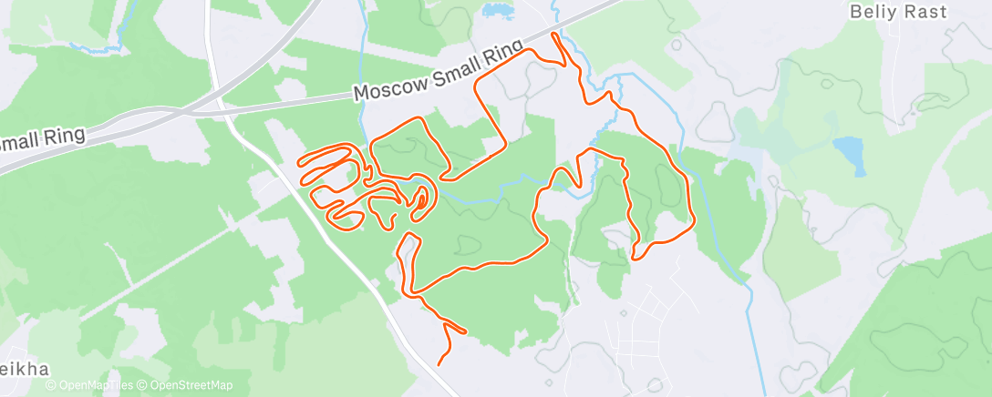 Mappa dell'attività Классика ГАБО