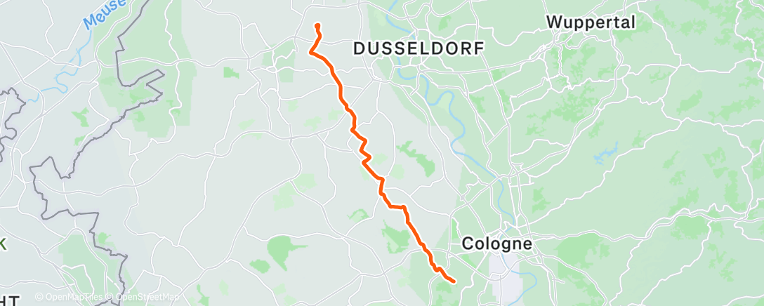 Map of the activity, Radfahren (copy)