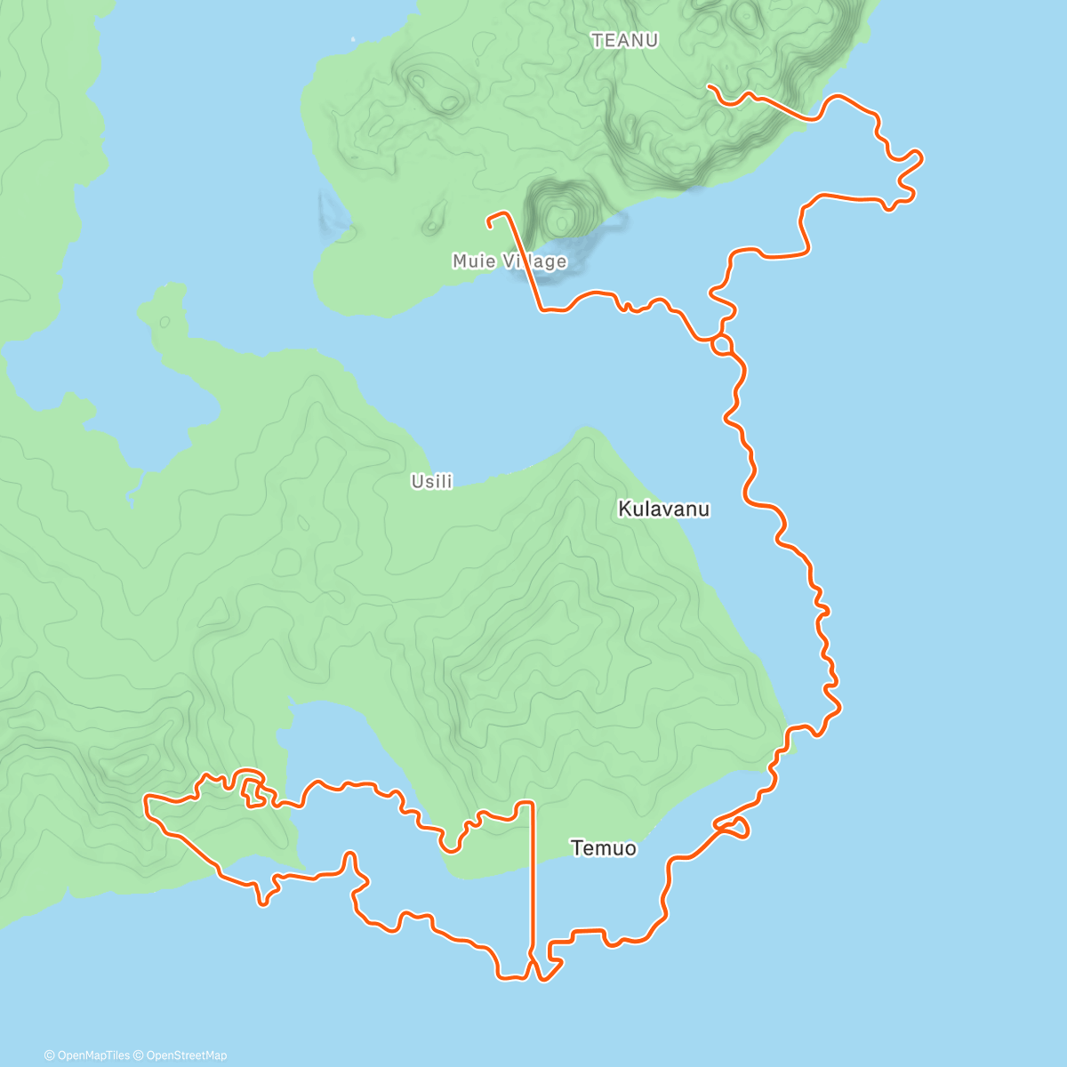 Map of the activity, Zwift - Navig8 in Watopia