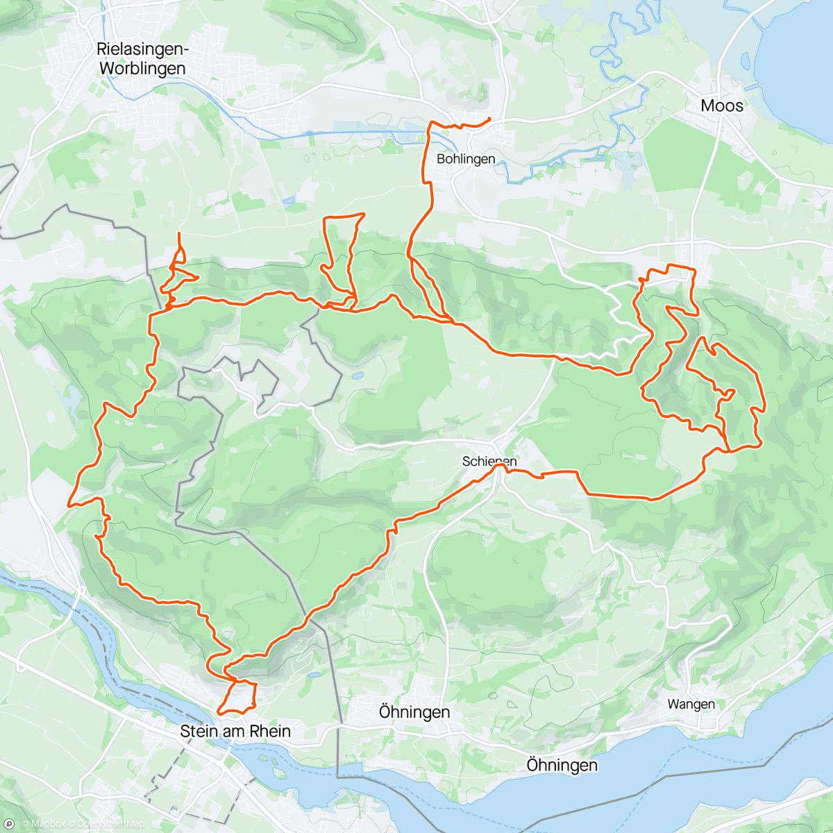 Map of the activity, [JP2917] Einmal um den Schienerberg Höhenweg mit Traileinlagen w/ Lennox