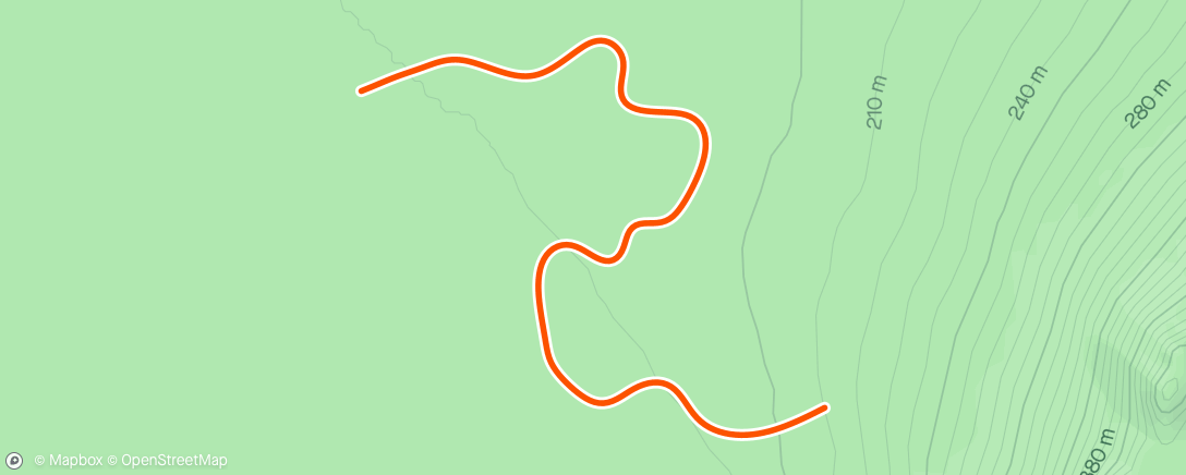 Карта физической активности (Zwift - Bike-reps in Watopia)