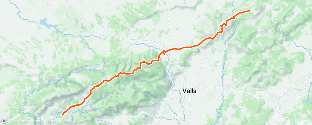Map of the activity, Morning Mountain Bike Ride