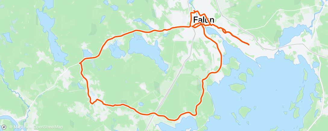 Map of the activity, Morning Ride