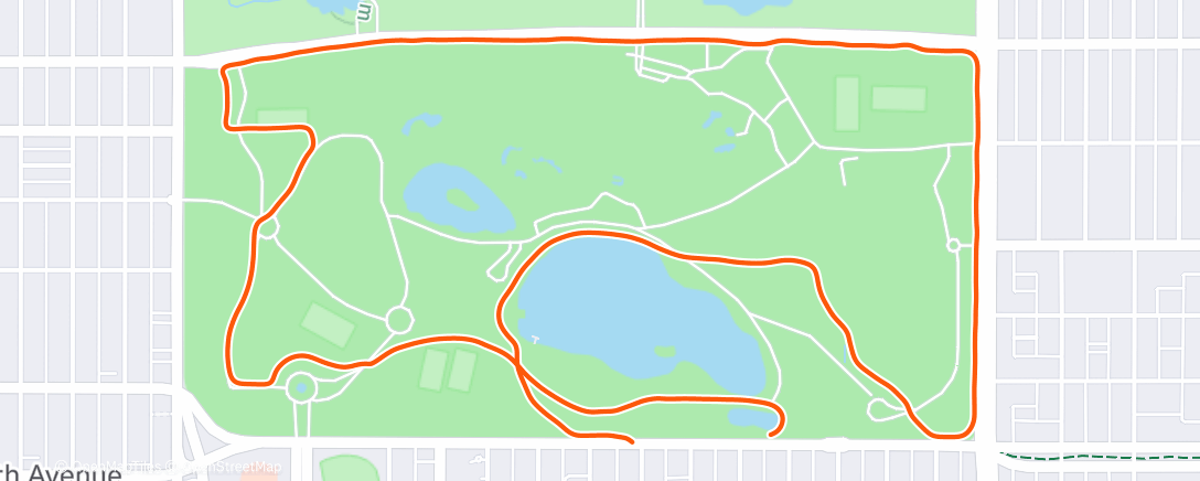 Map of the activity, Snowy city park