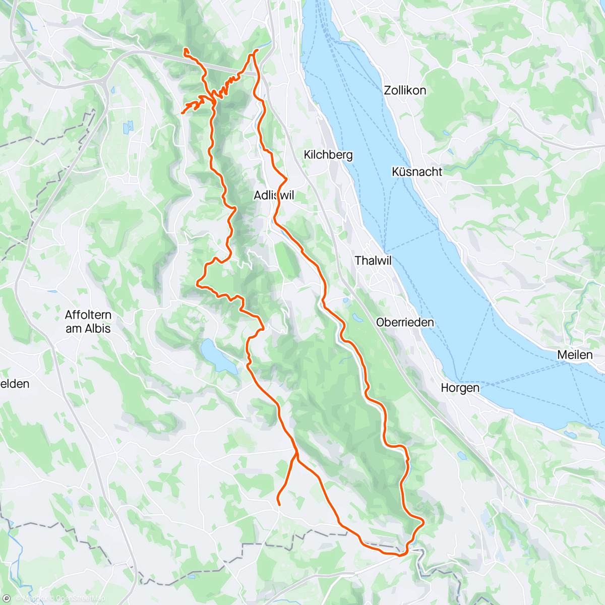 Map of the activity, Snow on the gelato