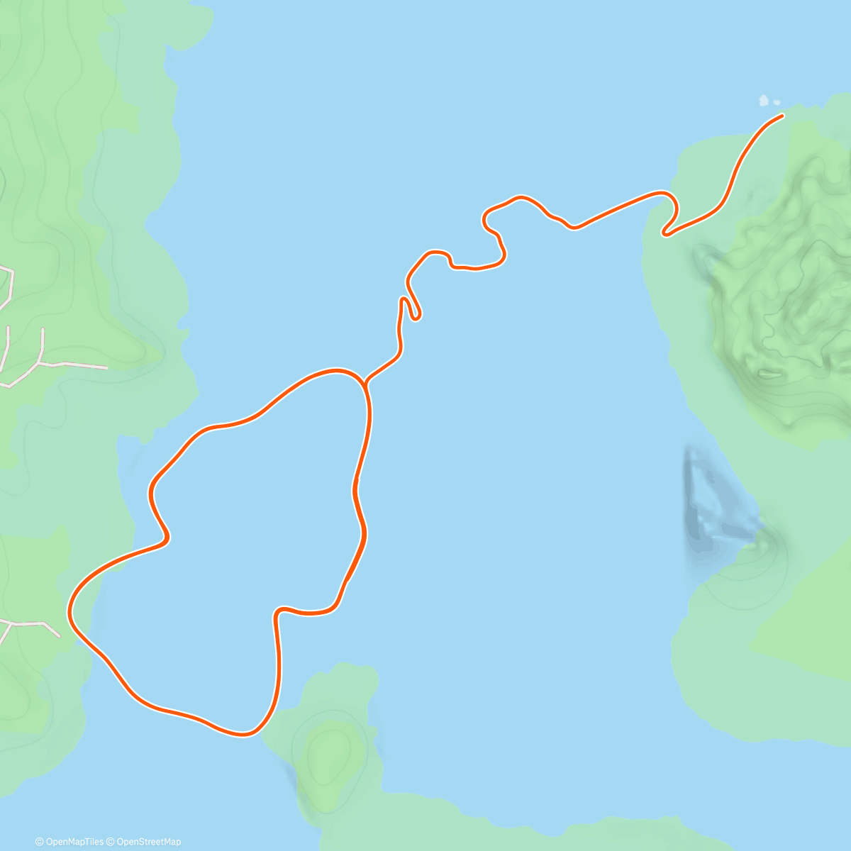 Map of the activity, Zwift - Deca Dash in Watopia