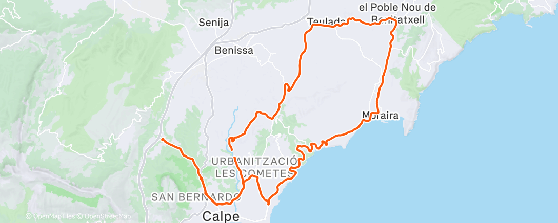 Map of the activity, Calp •11 récup